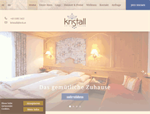 Tablet Screenshot of lech-kristall.at